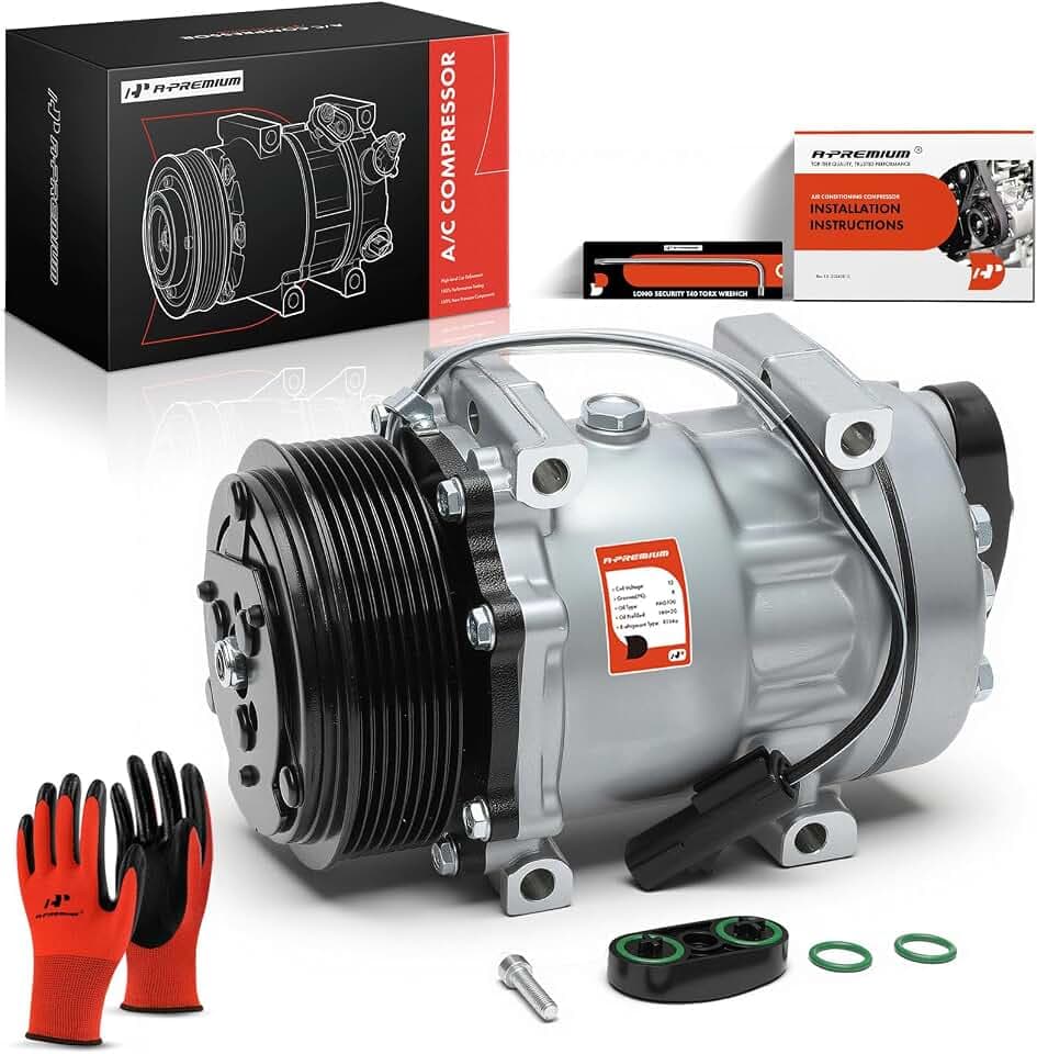 A-Premium Air Conditioner AC Compressor with Clutch