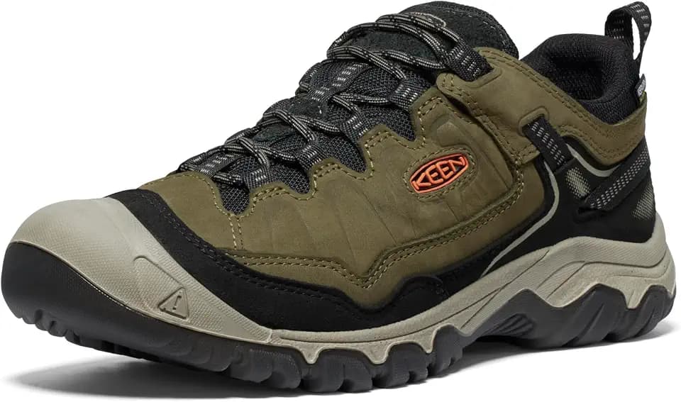 KEEN Men's Targhee 4 Low Height Durable Comfortable Waterproof Hiking Shoes