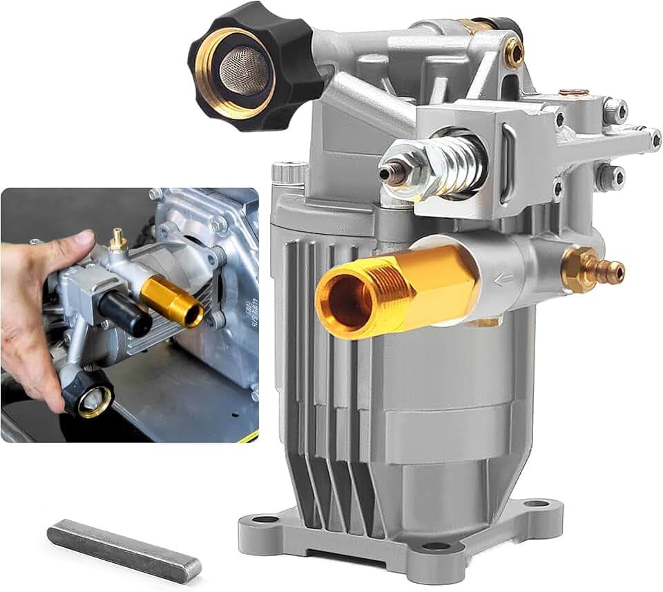 3/4" Shaft Pressure Washer Pump 2600-3200 psi Horizontal Gas Washer Pump