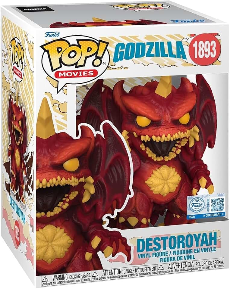 Funko POP! Movies: Godzilla - Destoroyah - Amazon Exclusive | Offizielles Sci-Fi Merch - Vinyl Sammelfigur als Regal Deko - Geschenkidee zum Geburtstag für Fans und Sammler