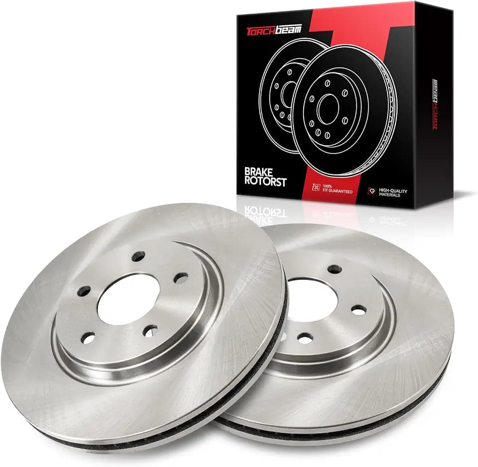 Torchbeam 296mm Front Brake Rotors - Brake Kit for Chevrolet 2004-2007 2009-2012 Malibu, Pontiac 2005 2007-2010 G6, Saturn 2007-2009 Aura, 2008 Malibu 2.4L, 2006 G6 3.5L, 2008 Malibu 3.6L,55093