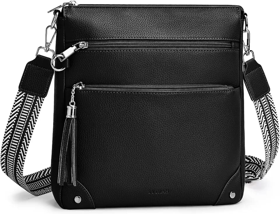 SYTRAH Anti Theft Crossbody Purse for Women, RFID Travel Shoulder Bag