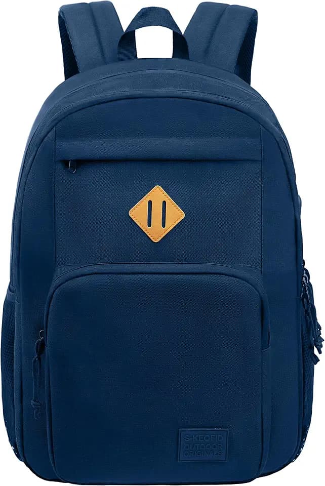 KEOFID Light Weight Travel backpack for Men and Women, Laptop Backpack for Work, Large Bag for College, Water Resistent(Blue)