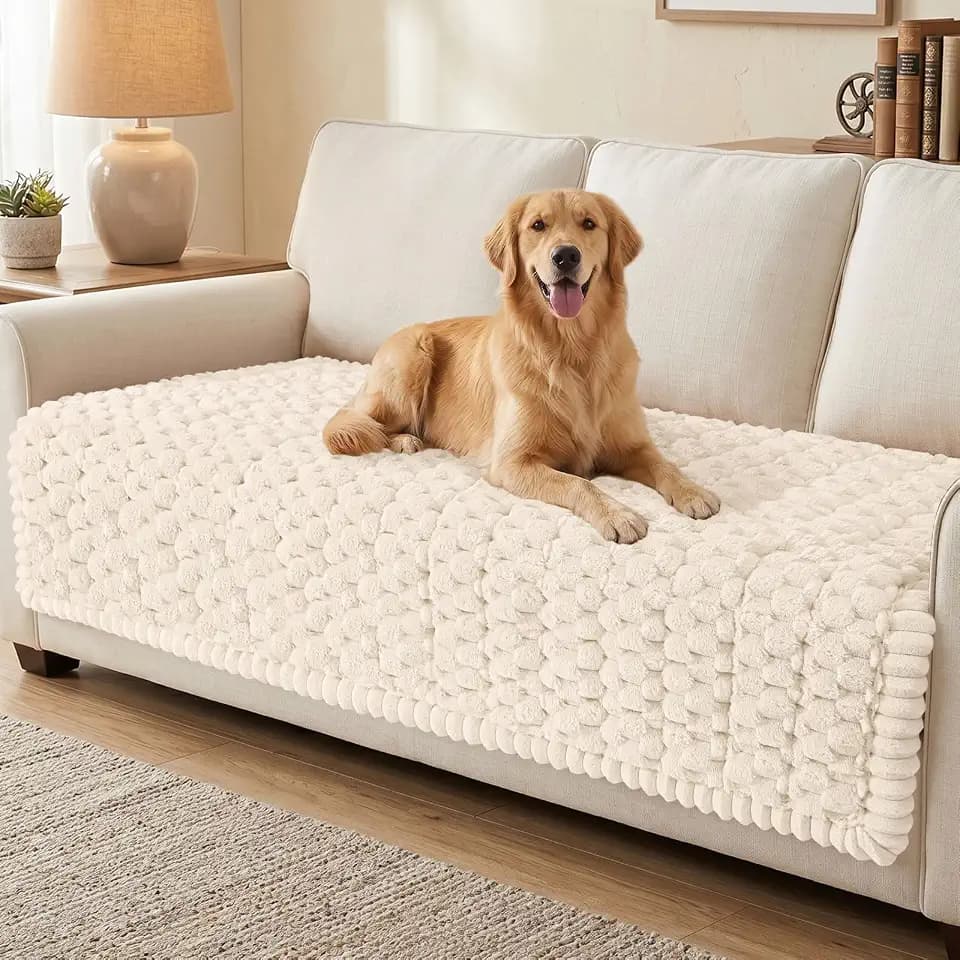 Smiry Non Slip Couch Covers for Dogs, Scratch Resistant Pet Sofa Protector
