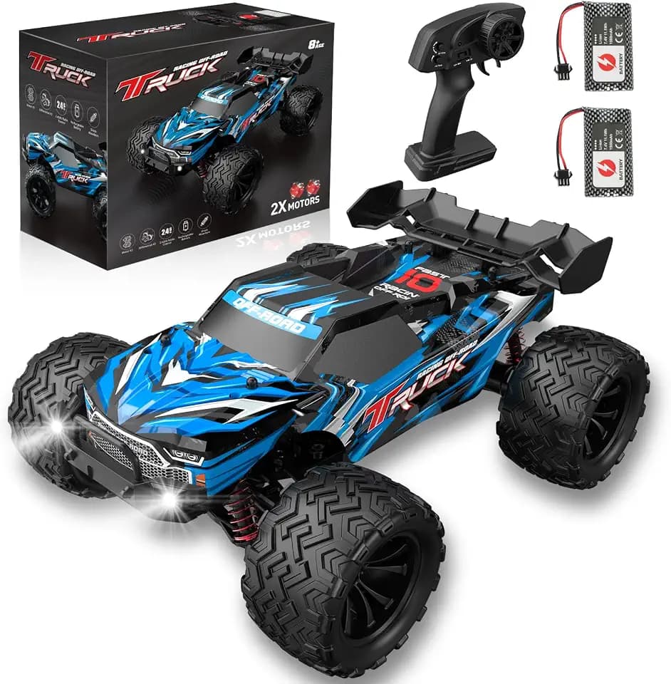 1:16 Ferngesteuertes Auto, 40 KM/H Schnell Ferngesteuerter Monster Truck für Erwachsene, 4WD Ferngesteuerte Monstertruck RC Cars Auto für Jungen ab 8+ 10 Jahre