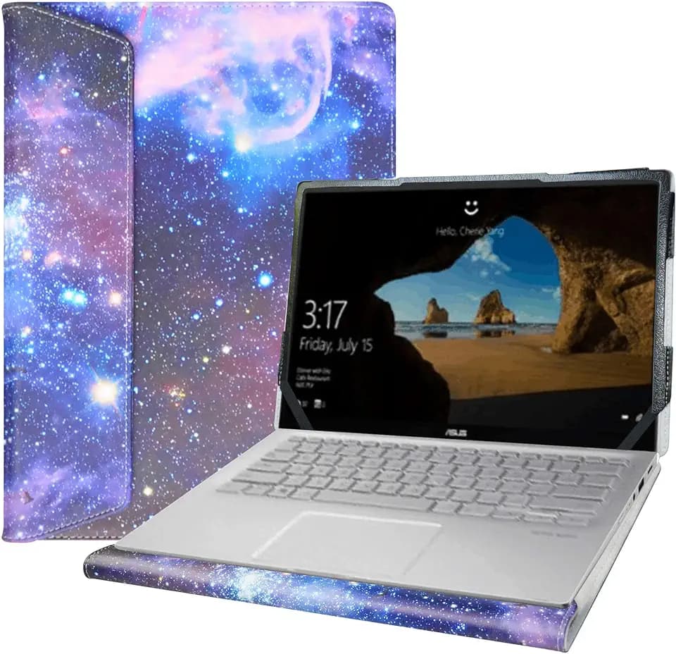 Protective Case for Lenovo 14e Chromebook Gen 3/IdeaPad Slim 3i Chromebook Gen 8 14 & EliteBook 840 G8 G7/ZBook Firefly 14 G9 G8/Pavilion 14-ecXXXX 14-dvXXXX & Latitude 3450 14" Laptop,Galaxy
