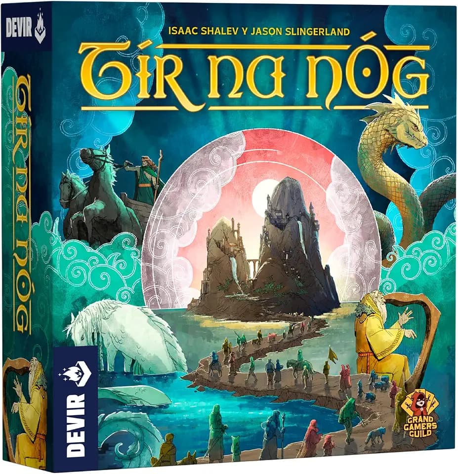 Devir Tir NA nóg – Strategisches Brettspiel, 1-5 Spieler, Alter 10+, 45 min, keltische Mythologie, Arbeiter-Platzierung und Handmanagement (BGTIRSP)