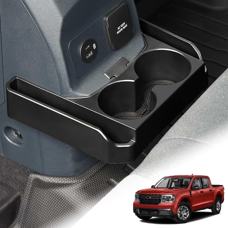 Mabett Removable Rear Cup Holder for 2022-2026 Ford Maverick Accessories