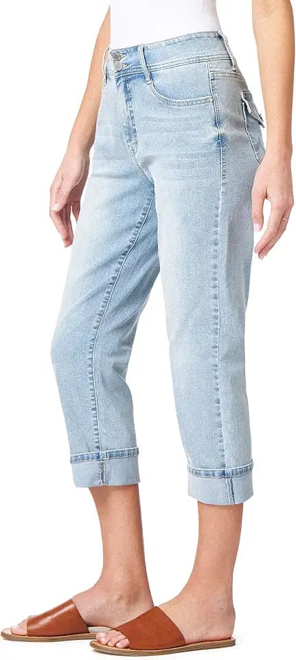 ANGELS Forever Young Women's Curvy Crop Jeans