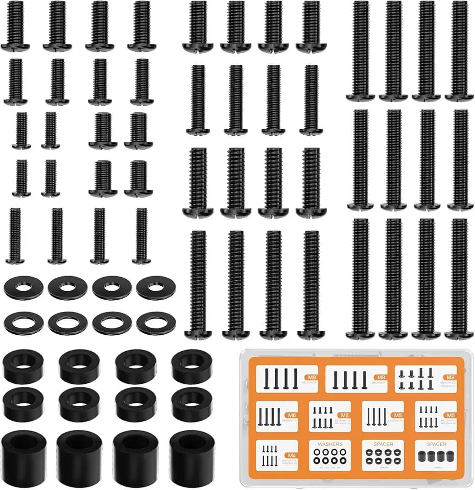 WALI Universal TV Mounting Hardware Set, M4,M5,M6,M8 Screws (UVSP)
