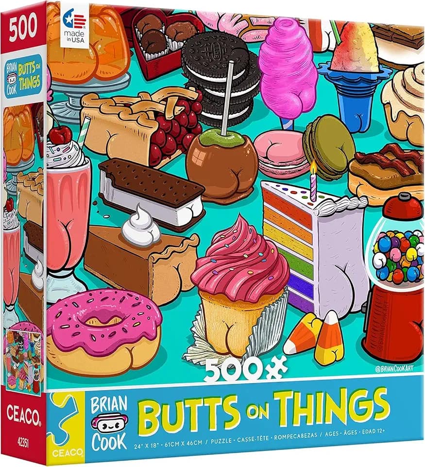 Ceaco - Sweet Cheeks - 500 Piece Jigsaw Puzzle for Adults