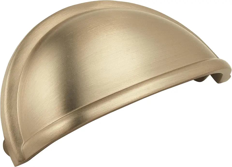 Amerock 10 Pack 3" Cup Pulls Golden Champagne Drawer Pull
