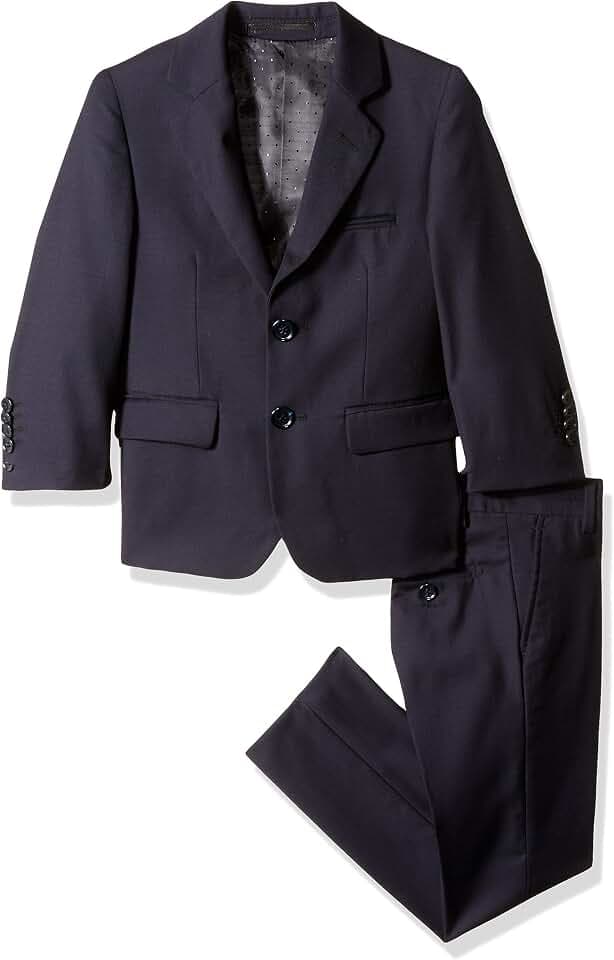 Isaac Mizrahi Solid 2pc Slim Fit Wool Suit Suit