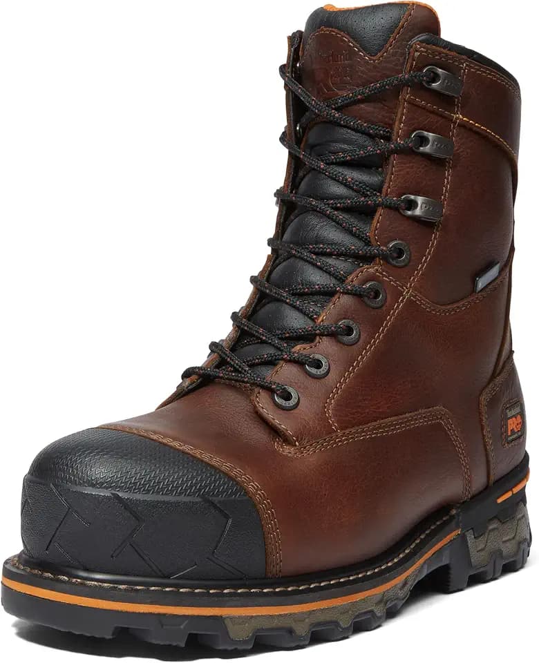 Timberland PRO Men's Boondock 8" Composite Toe Puncture Resistant Waterproof Industrial Boot