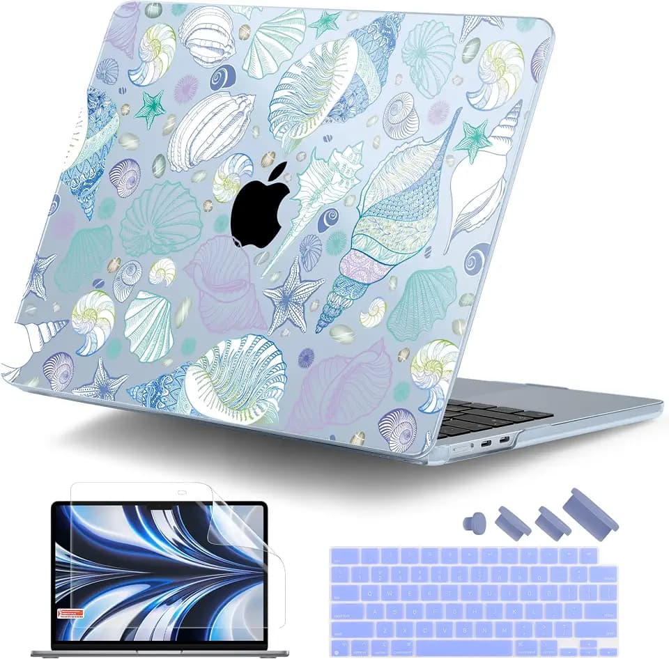 DONGKE Compatible with MacBook Air 13 inch Case M5 2026 M4 M3 M2 2025-2022