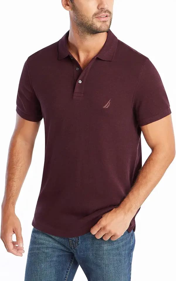 Nautica Men's Classic Fit Short Sleeve Polo Shirt