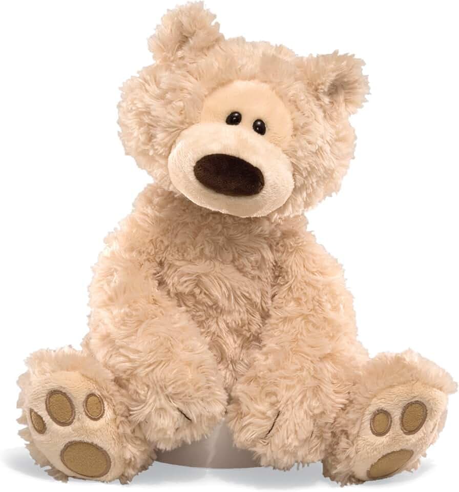 GUND Philbin 12-Inch Classic Beige Teddy Bear Plush Toy for Ages 0+