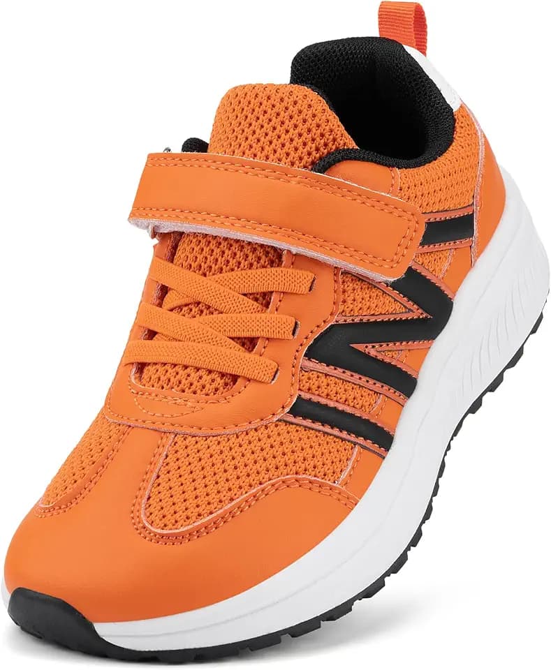 Kids Wide Toe Box Walking Sneaker Boys Girls Tennis Running Shoes
