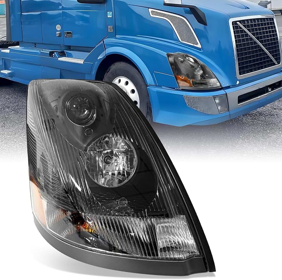 Headlight Assembly Compatible with 2004-2017 Volvo VNL