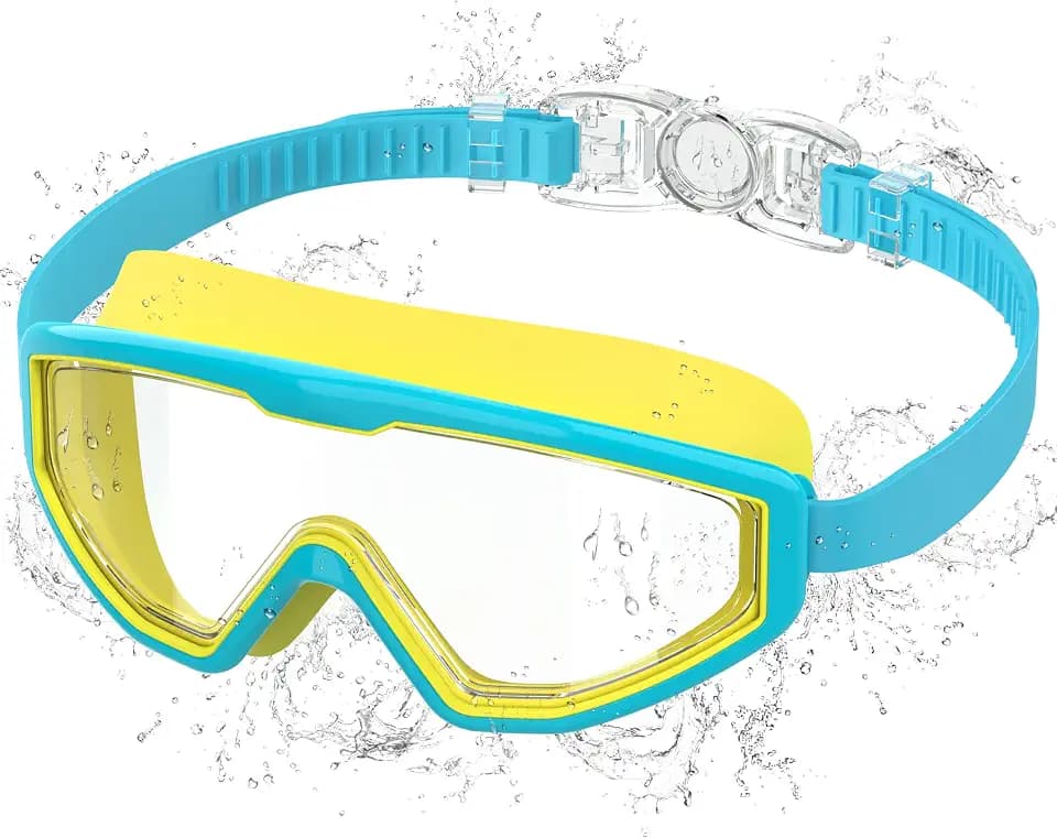 Schwimmbrille Kinder 3-14 Jahre Anti-Beschlag Wasserdicht