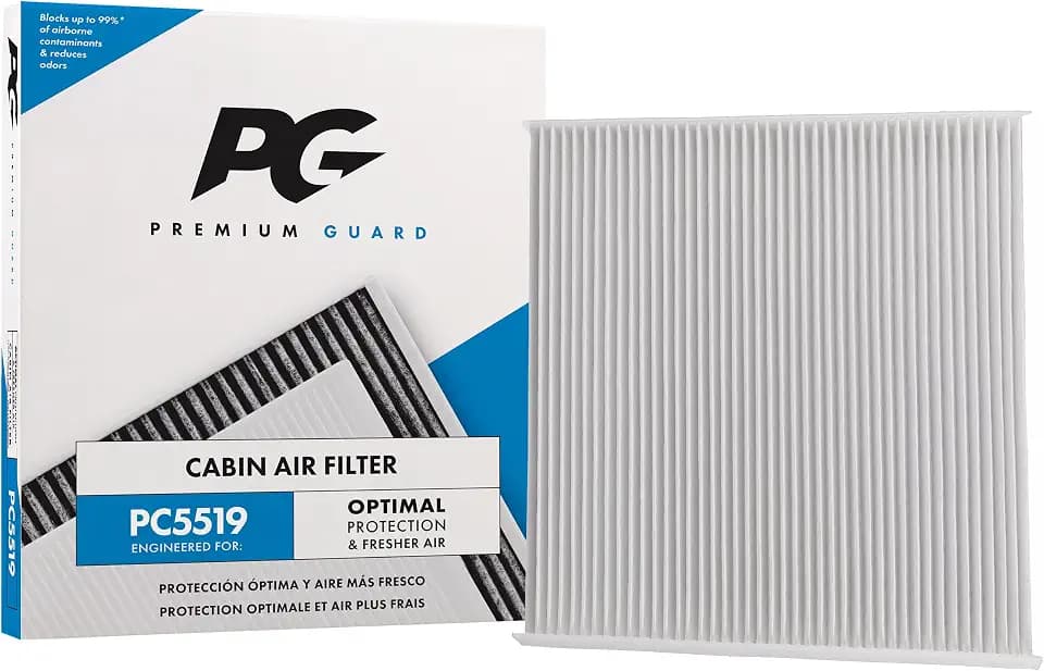 PG Cabin Air Filter PC5519 | Fits 2006-2025 Honda Ridgeline, 2019-2025 Passport, 2003-2017 Accord, 2007-2016 CR-V, 2006-2015 Civic, 2009-2022 Pilot, 2005-2017 Odyssey, 2014-2020 Acura MDX
