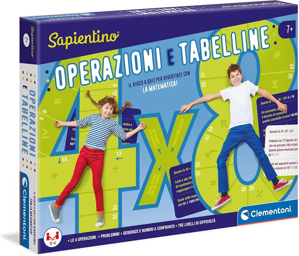 Clementoni – Brettspiel Aritmetik die Spaß Macht