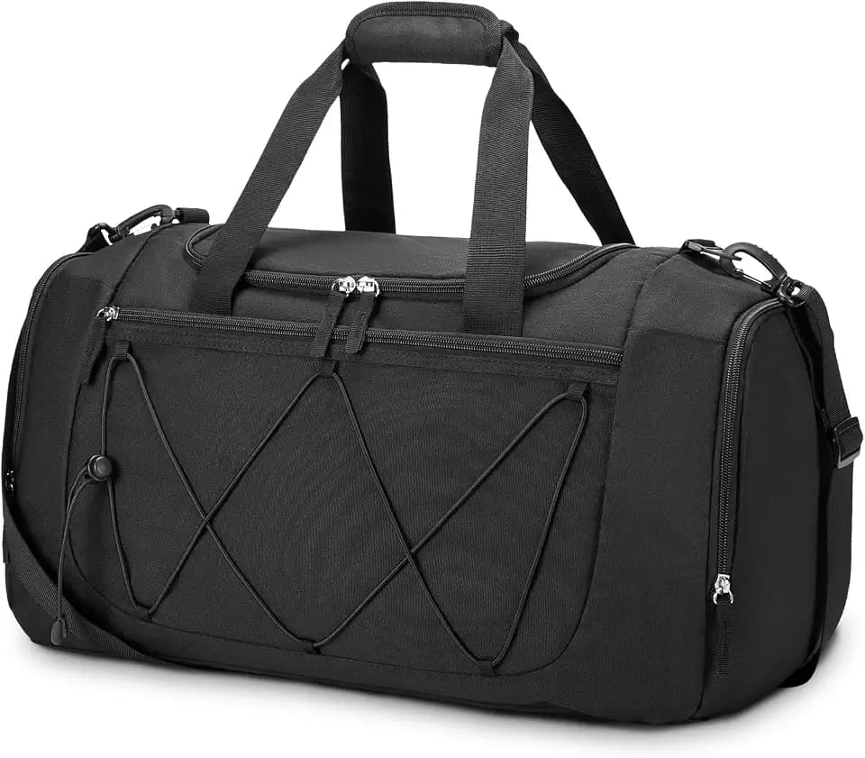 Vorspack 21 Inches Gym Bag for Men, Duffel Bag with Shoe Compartment