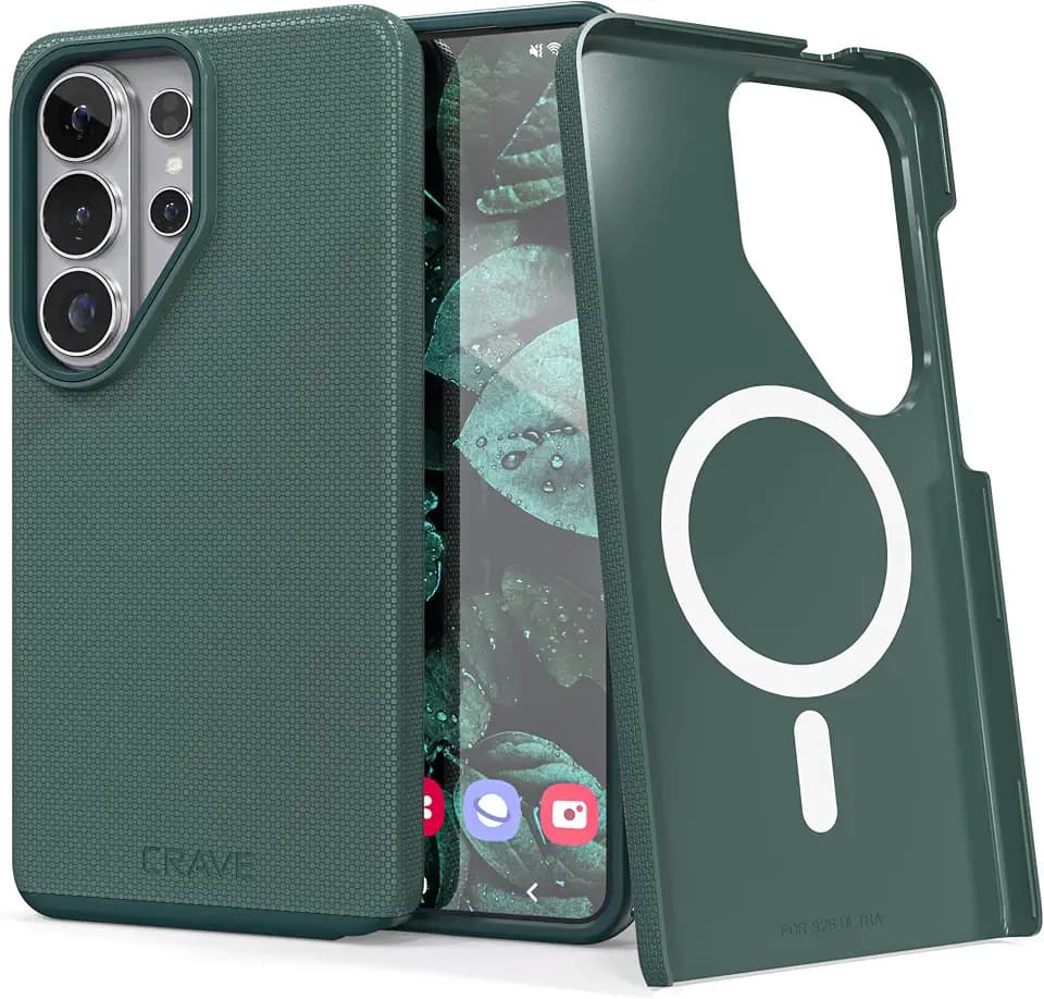 Crave Dual Guard for Samsung Galaxy S26 Ultra Case with MagSafe - Green