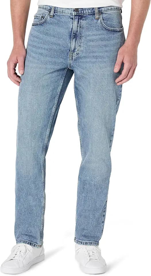 Amazon Essentials Herren Jeans mit Geringem Stretchanteil und Sportlicher Passform
