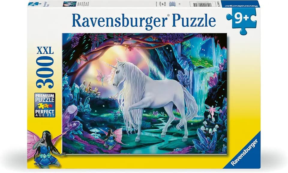 Ravensburger Puzzle Kristall-Einhorn - 300 XXL Teile Puzzle ab 9 Jahre