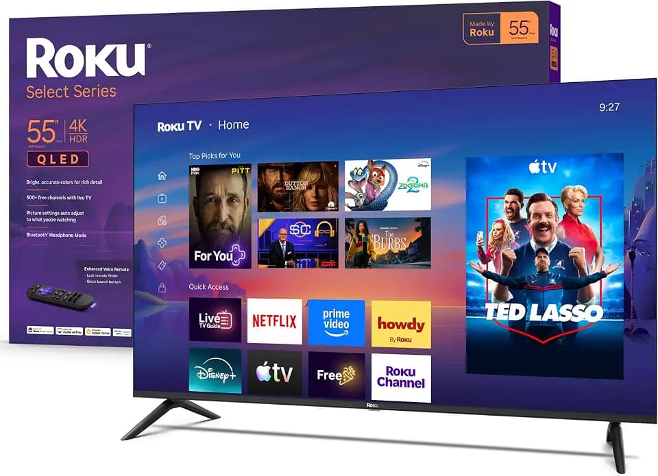 Roku 55-Inch Select Series Smart TV 2026-4K (2160p) QLED TV TV