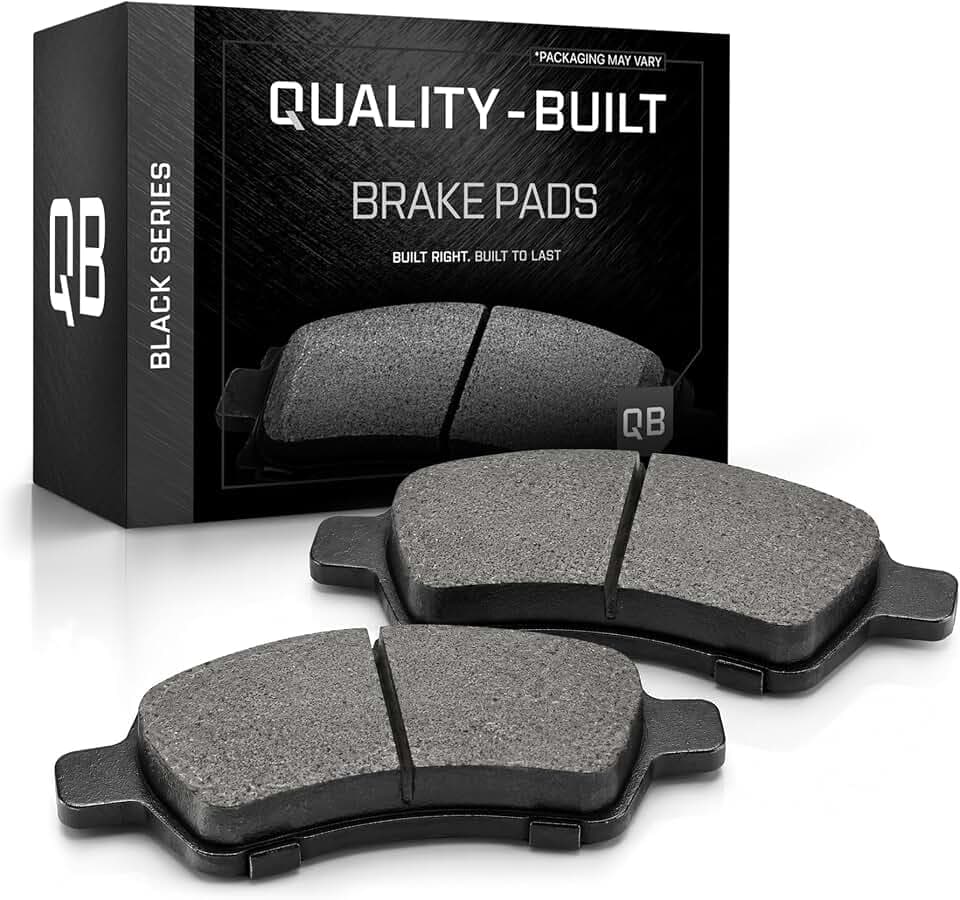 QUALITY-BUILT Black Series Ceramic Rear Brake Pads w/Hardware BP1113C