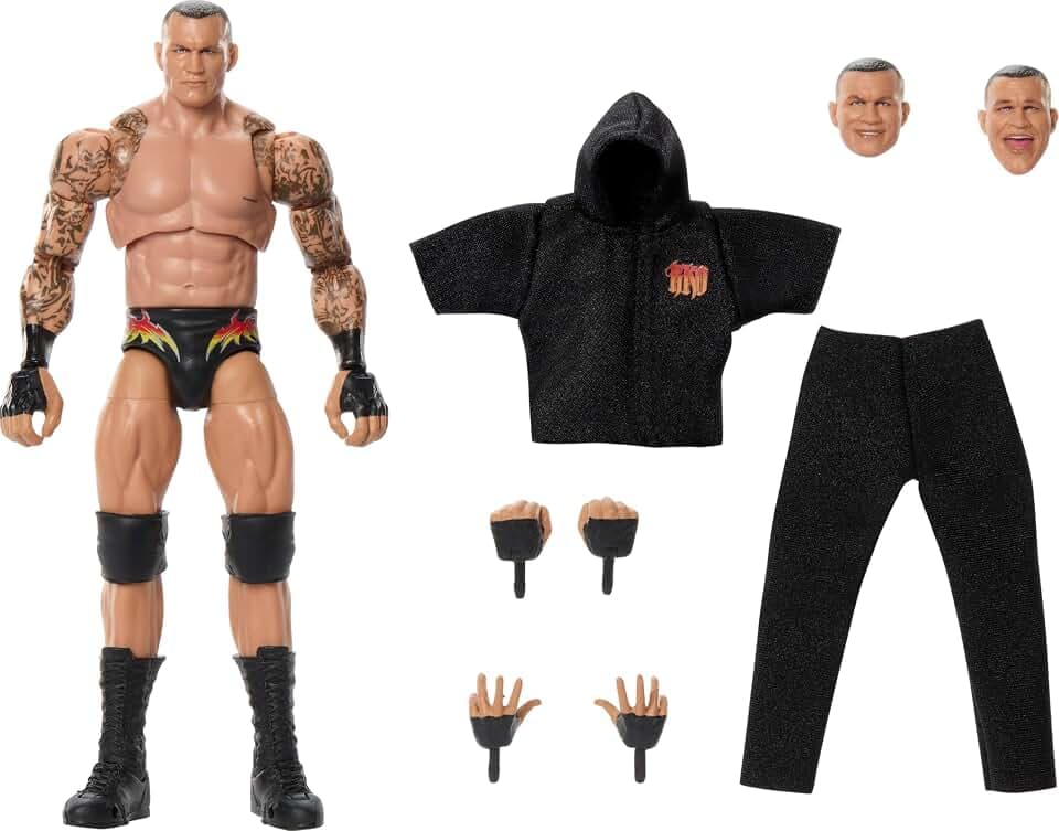 Mattel WWE Ultimate Edition Randy Orton Action Figure & Accessories