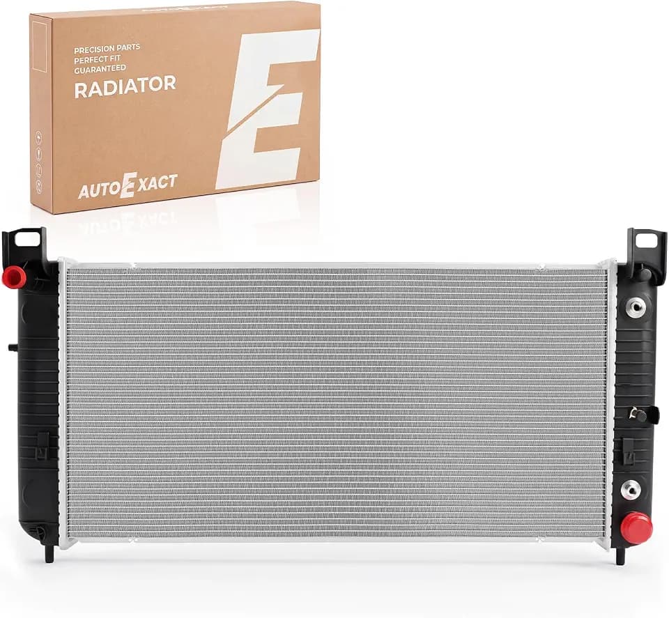 Autoexact CU2423 Radiator for 1999-2016 Chevy Silverado Suburban Tahoe Avalanche Cheyenne, Engine Radiator for 1999-2013 GMC Sierra Yukon, for Cadillac Escalade/ESV/EXT/Hummer H2, with TOC, w/o EOC