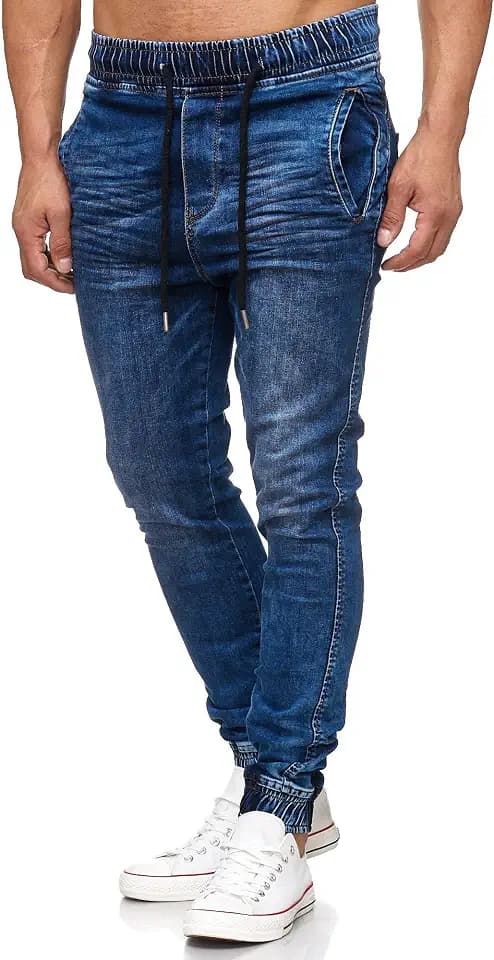 Tazzio Jeans Sweat Jogger Regular Fit Herren Jeanshose Stretch Designer Hose Denim 17504