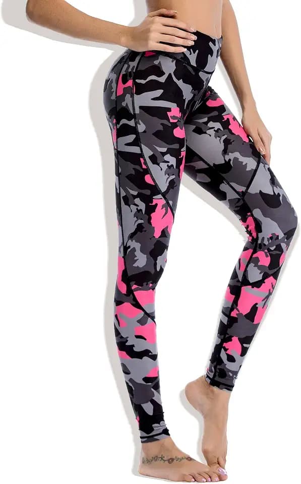 Nachhaltige Yoga-Leggings mit hoher Taille, aktive Bauchkontrolle, superweiche Trainingshose für Damen, Fitness, Laufen, Fitnessstudio, Yoga