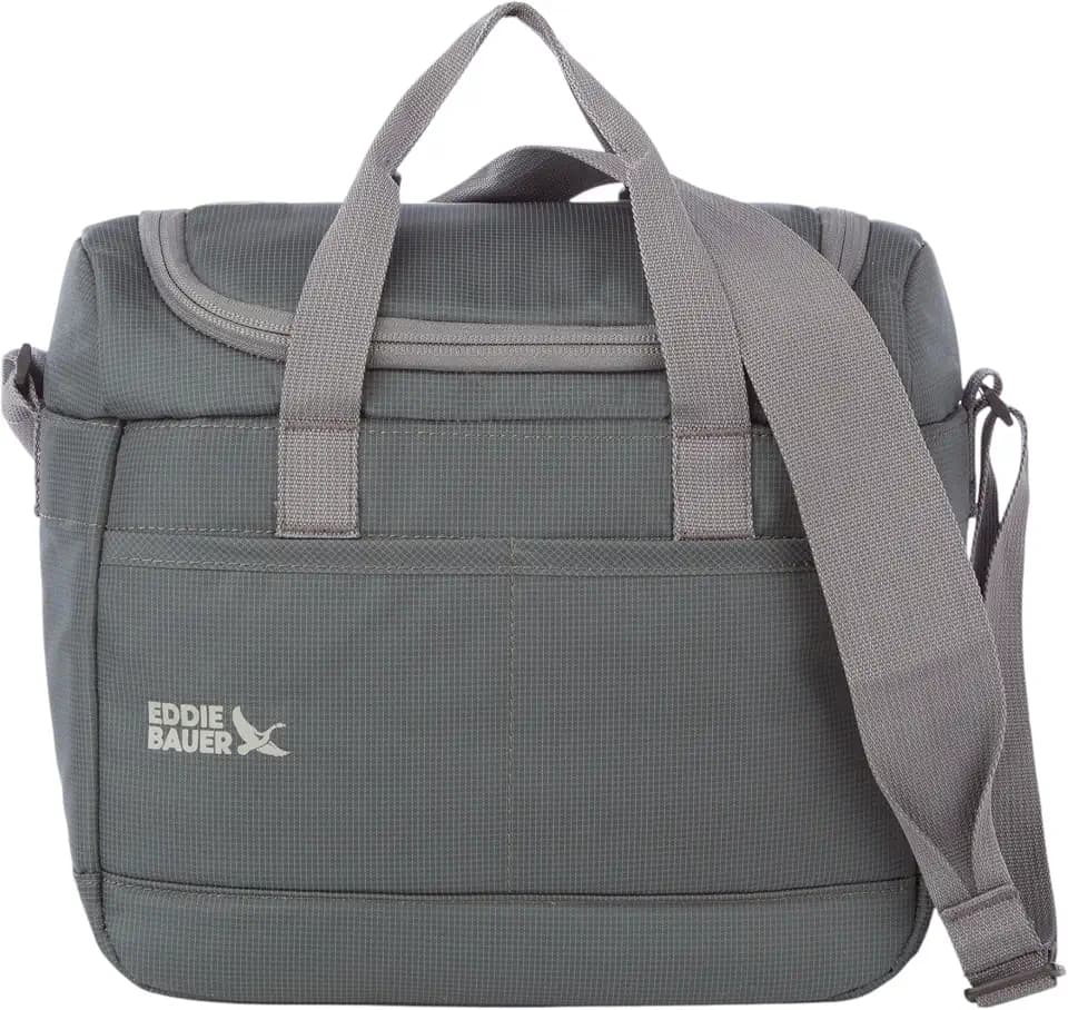 Eddie Bauer Cooler Bag | Insulated | Vacation | Travel | Camping | Tailgate | Beach | Picnic | Festival | Shoulder Carry | Top Handle - Rain