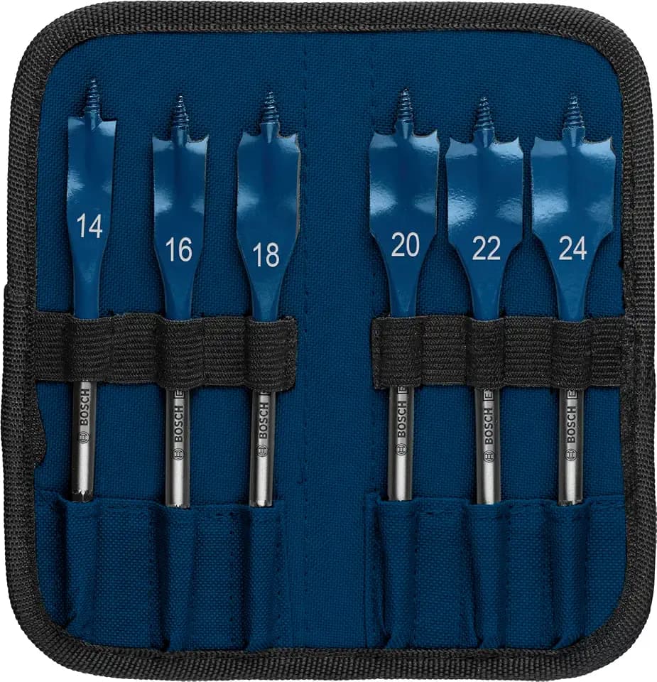 Bosch 6x EXPERT Self Cut Speed Flachfräsbohrer-Set, 6‑teilig