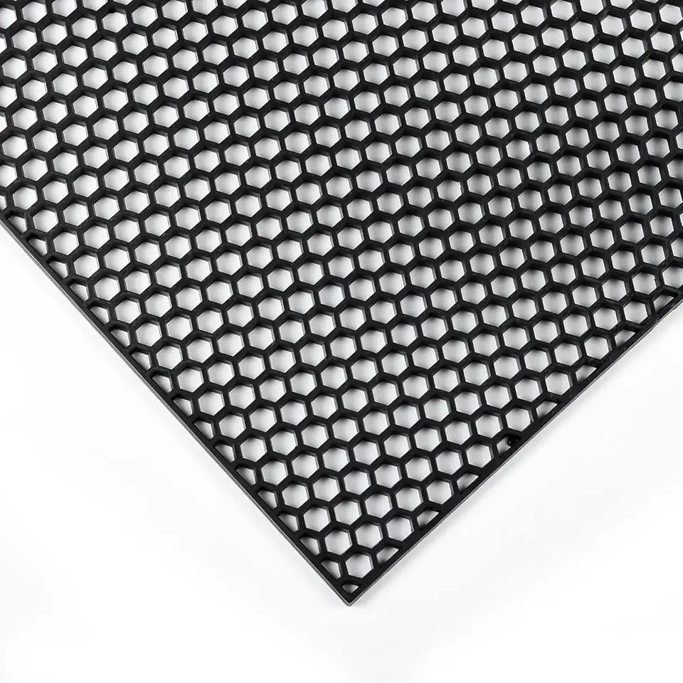 AggAuto 47"x16" ABS Plastic Universal Car Grill Mesh Honeycomb Hole 8mm