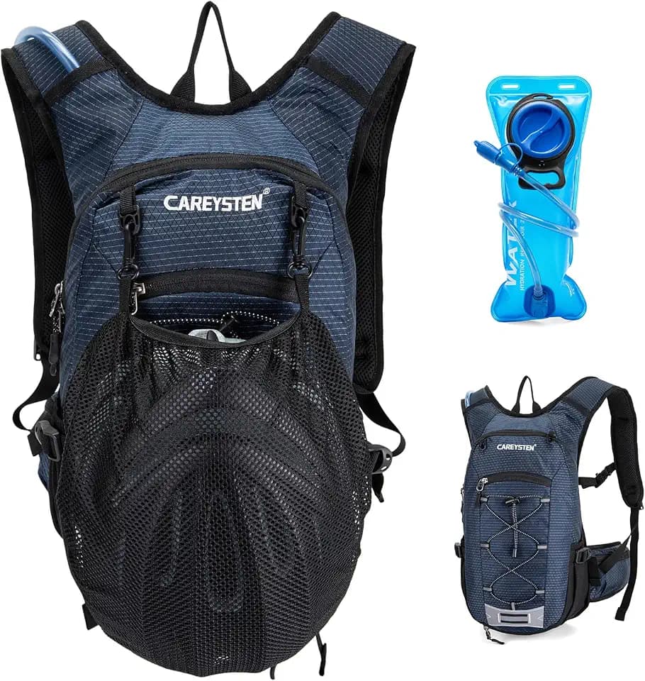Hydrating Backpack 15LInsulated Hiking Bag with 2-Liter Water Bag