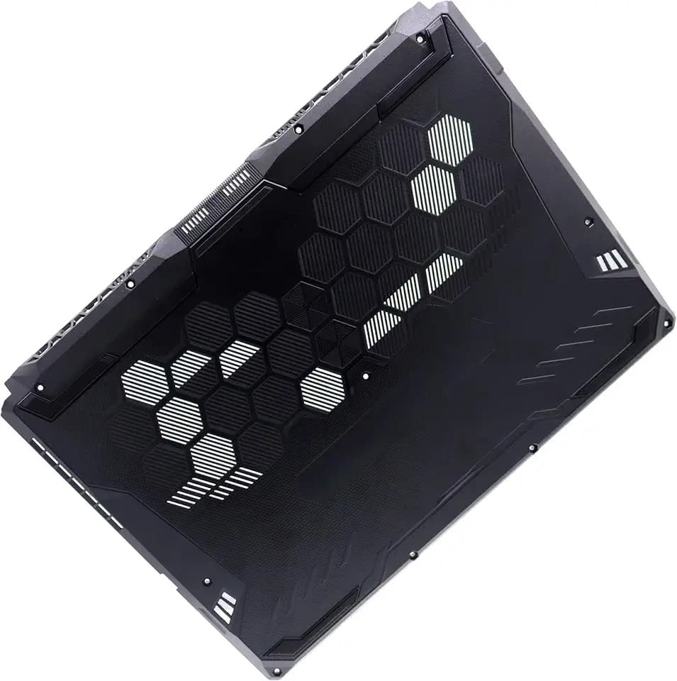 Deal4GO Lower Bottom Case Base Cover (7 Air Outlet) replacement for ASUS TUF Gaming FA506 FX506 FA566 FA506Q FA506IE FX506HM - BLACK