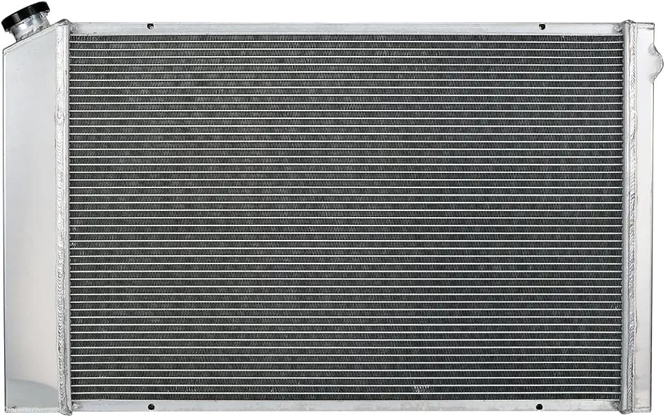 BDFHYK CU716 3-Row Aluminum Radiator with Cap for Chevy C/K Series 75-86