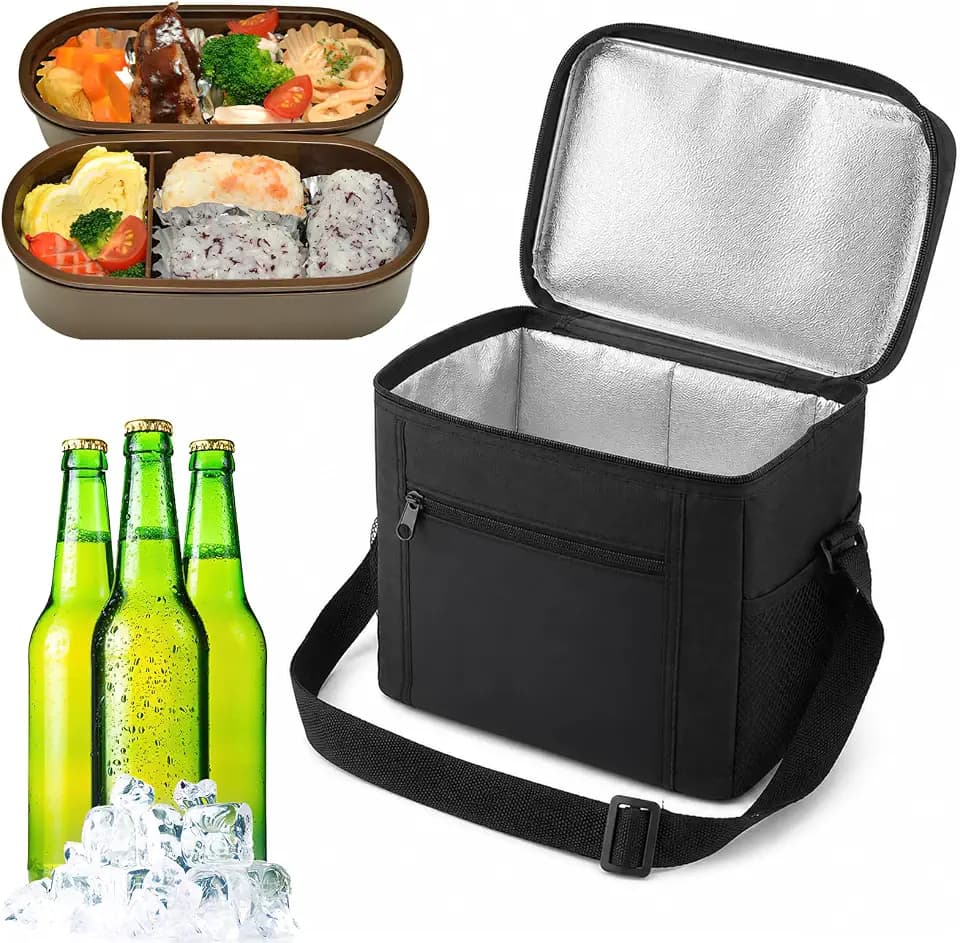 Kühltasche,10L Kühltasche Faltbar,Faltbar Isoliertasche,Picknicktasche,Tragbar Lunchtasche,Wasserdichtes Oxford-Gewebe Thermotasche für Picknic Outdoor Reisen Camping