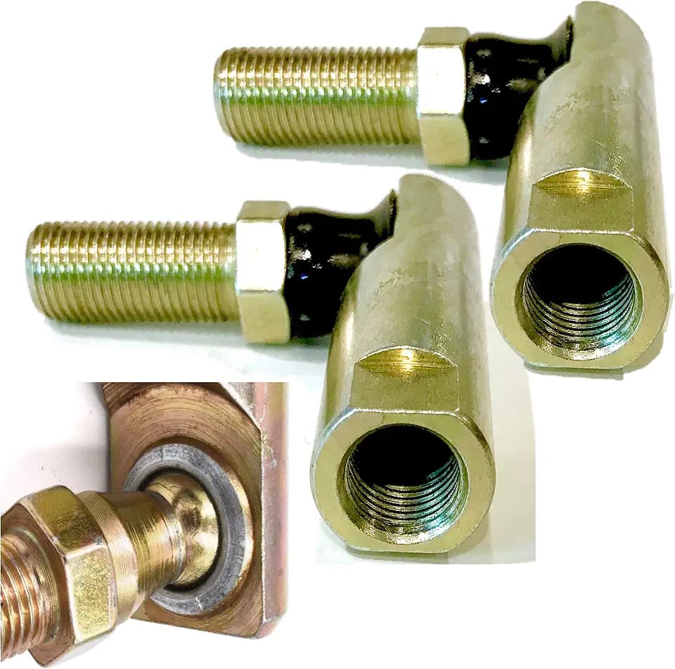 HD Switch 2 Pack 5/16" x 24 - Grasshopper 265615, Universal Ball Joint, Tie Rod End RH Right Hand Thread Replaces Rotary 2209 w/Super Tough Crimped Construction