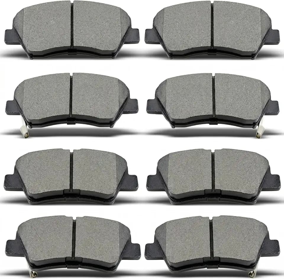 Front Rear Brake Pads Fit for Hyundai Elantra/Veloster, Kia Forte/Forte5
