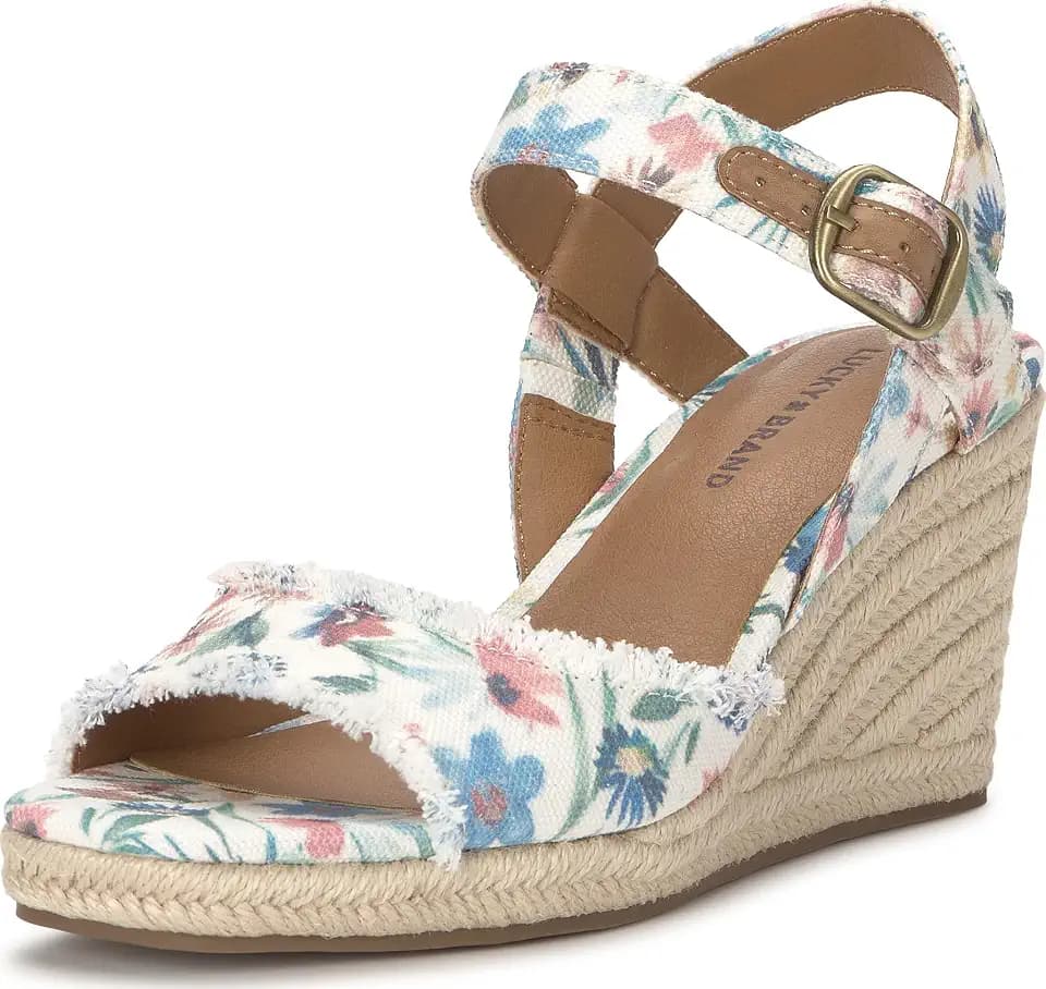 Lucky Brand Women's Mindra Espadrille Wedge Sandal