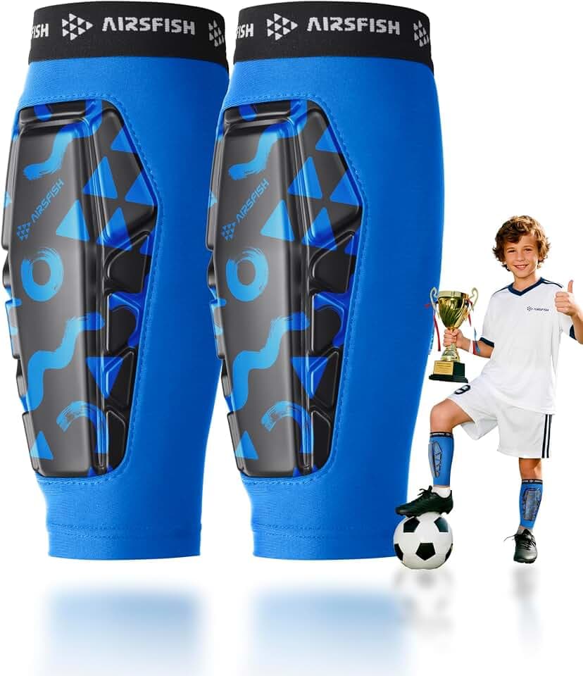 Soccer Shin Guards for Kid Youth, Protective Shin Defender Sleeve