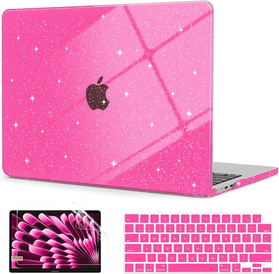 G JGOO Compatible with MacBook Air 13 inch Case 2026 2025-2022 M5 M4 M3 M2
