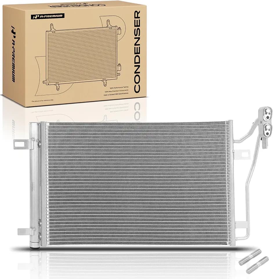A-Premium Air Conditioning Condenser Compatible with Ford & Lincoln