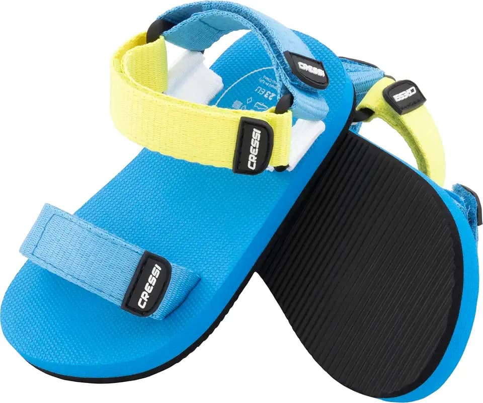 CRESSI seit 1946 - Rainbow Sandals - Innovative Farbenfrohe Strandsandalen für Kinder, Ideal für Spaziergänge am Strand egal, ob zu Hause oder auf Reisen